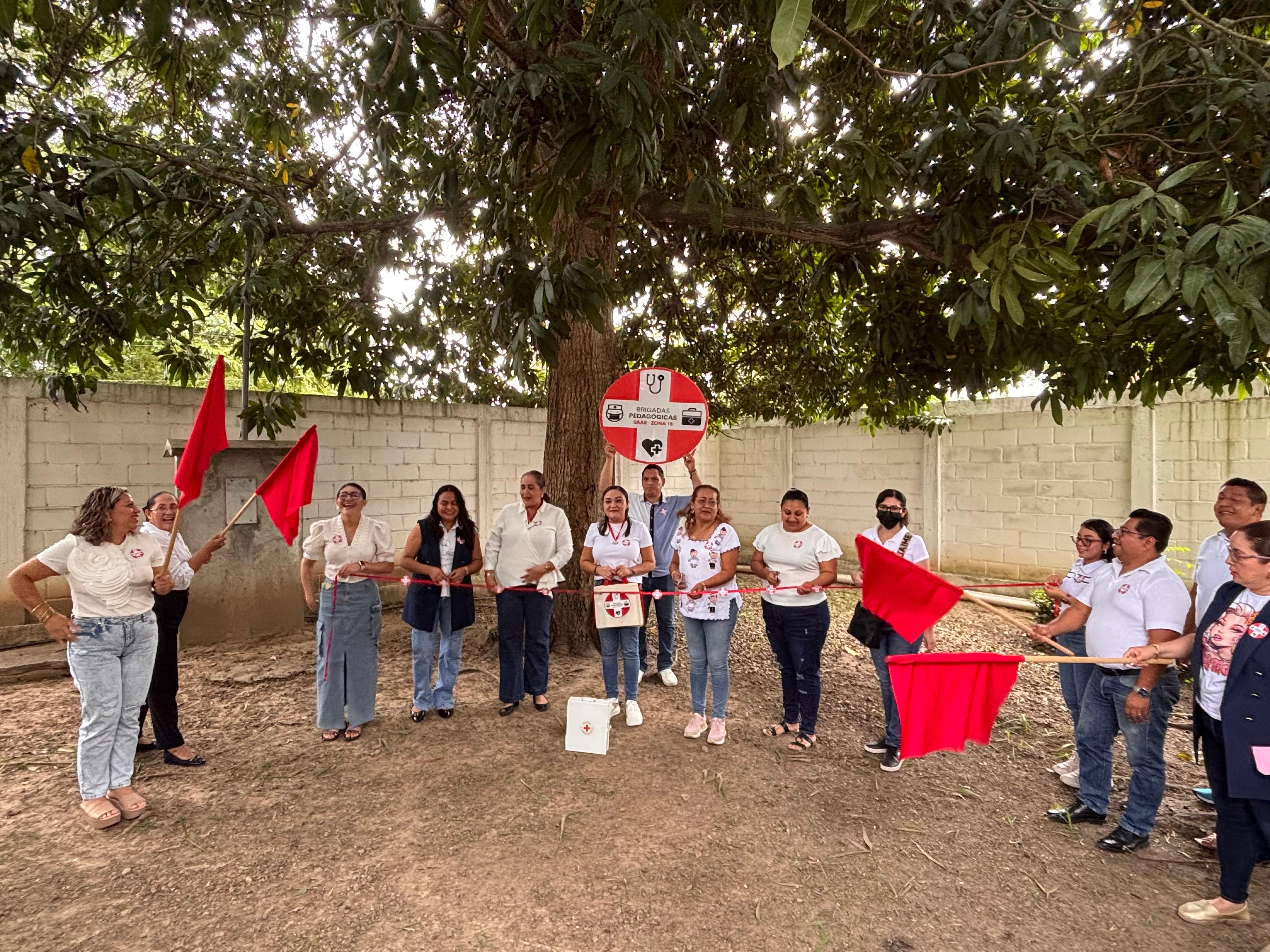 Inauguración de Brigadas Pedagógicas SAAE Zona 18